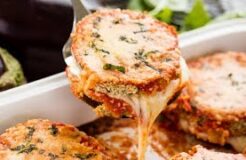 How to Make Baked Eggplant Parmesan | The Stay At Home Chef