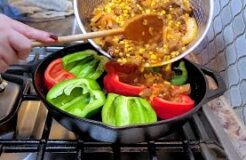 Baked Stuffed Bell Peppers EASY! One Pan Meal Recipes