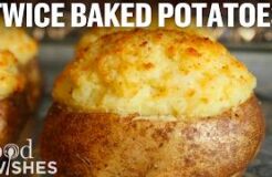 Twice Baked Potatoes -- How to Make Fancy Stuffed Potatoes